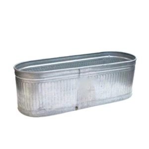2’ X 2’ X 6’ Metal Trough