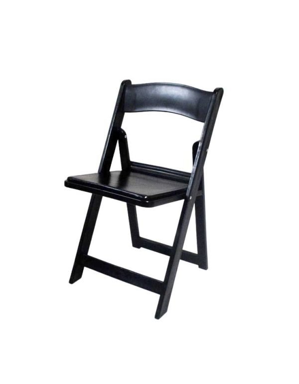 Resin Folding Chair – Black