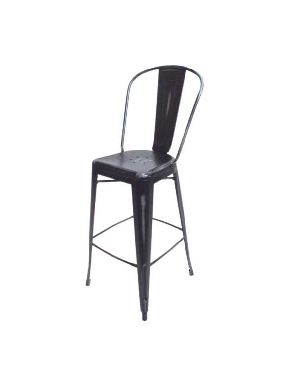 Tolix Bar Stool – Distressed Black