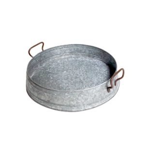 Round Galvanized Tray