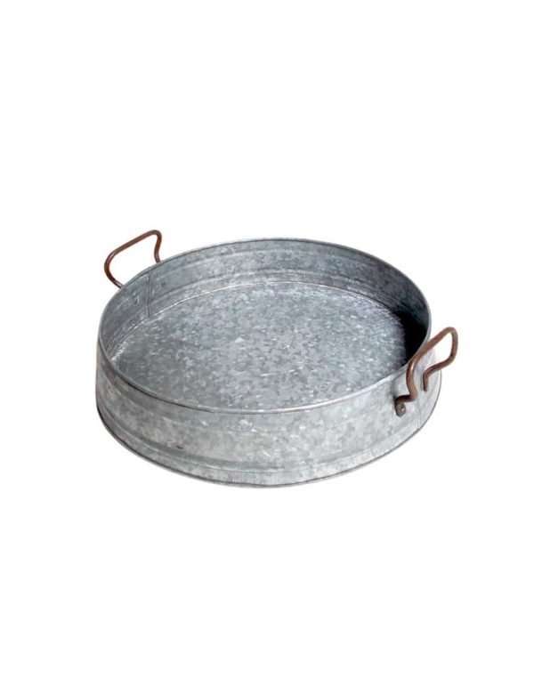 Round Galvanized Tray