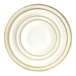 Harlow Coupe White + Gold