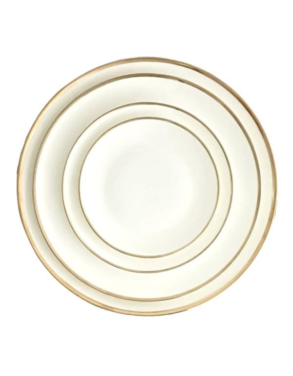 Harlow Coupe White + Gold