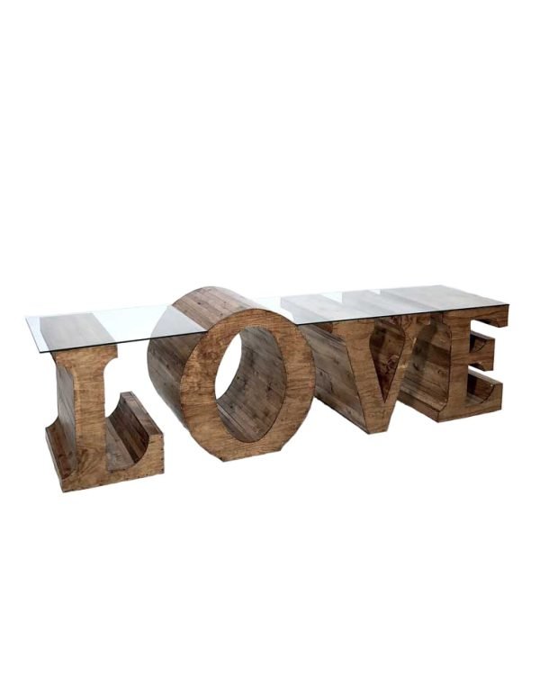 Mission Brown Love Table