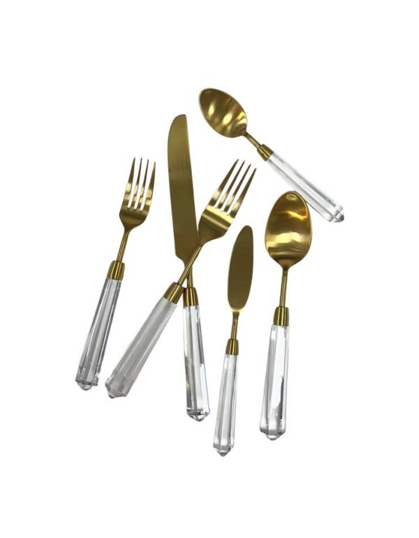 Lucite + Gold