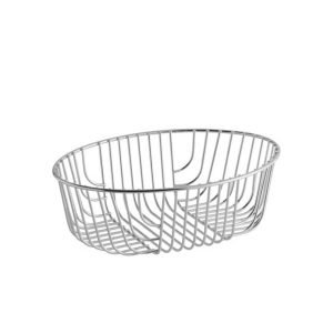 Luxe Crome Bread Basket