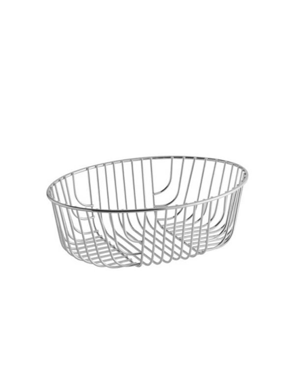 Luxe Crome Bread Basket