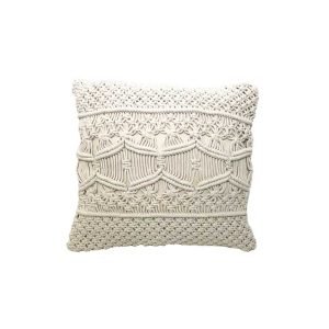 Macrame Throw Pillow – 18″x18″