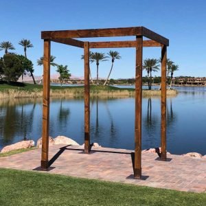 Mission Brown Cabana Arch