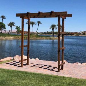 Mission Brown Vineyard Arch