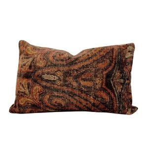 Ocher Tapestry Pillow – 16″x26″