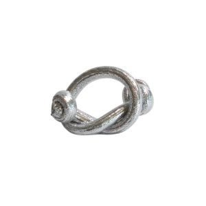 Napkin Ring – Silver Rope