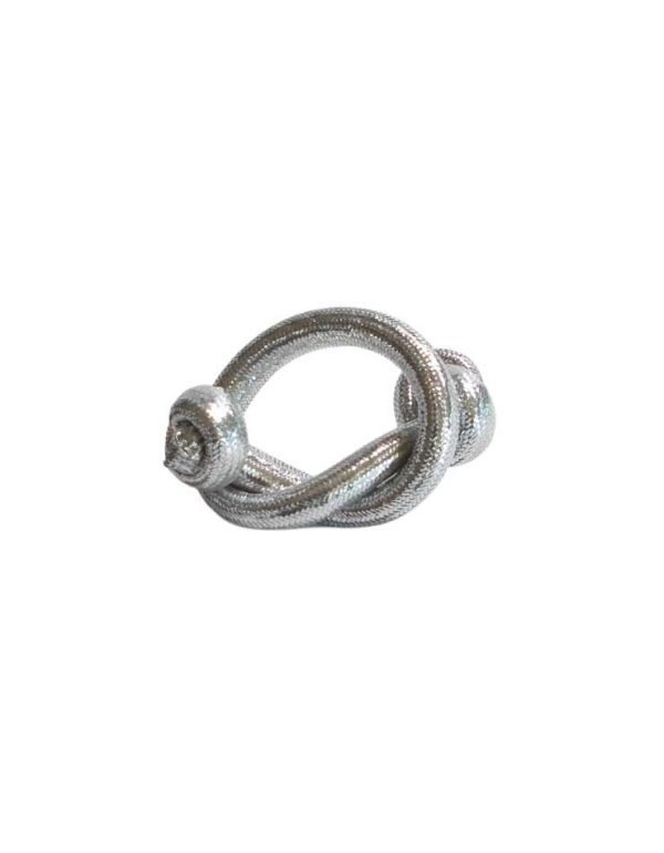 Napkin Ring – Silver Rope