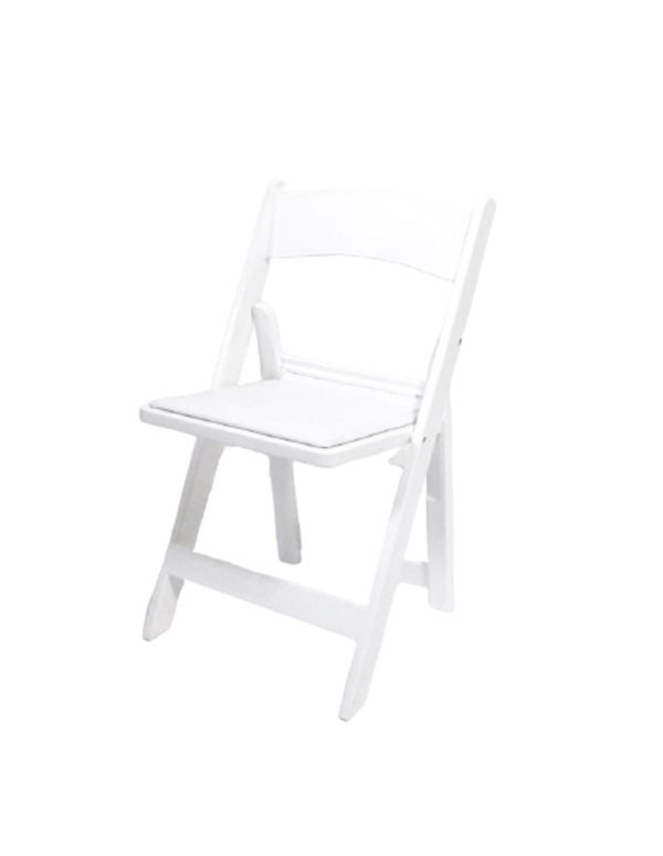 Resin Folding Chair – White