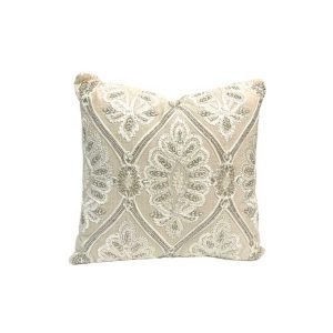 Beaded Brocade Pillow – 18″x18″