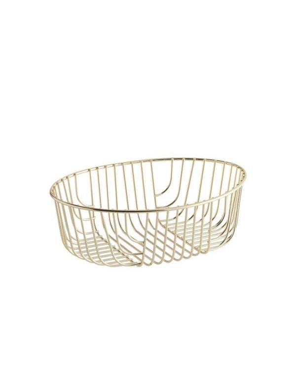 Luxe Gold Bread Basket