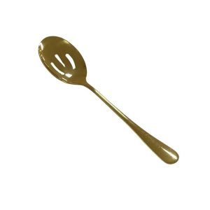 8.75″ Gold Slotted Serving Spoon