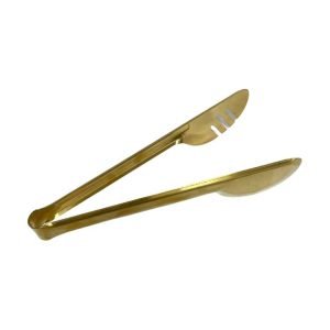 9.5″ Gold Tongs