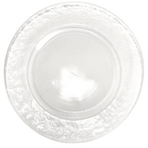 Hammered Glass Charger