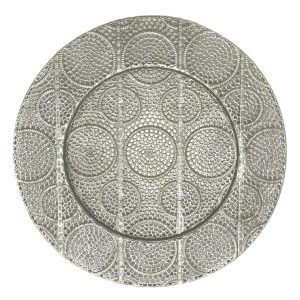 Silver Valencia Charger